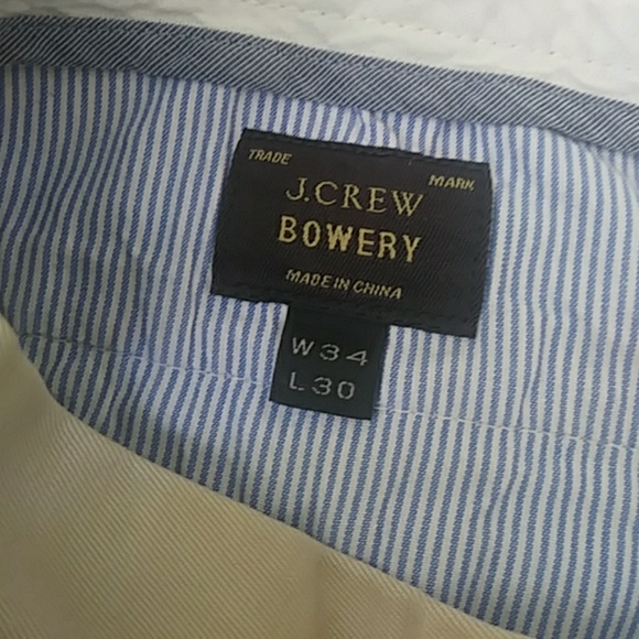 Men's J. CREW BOWERY khaki pants - Picture 2 of 5